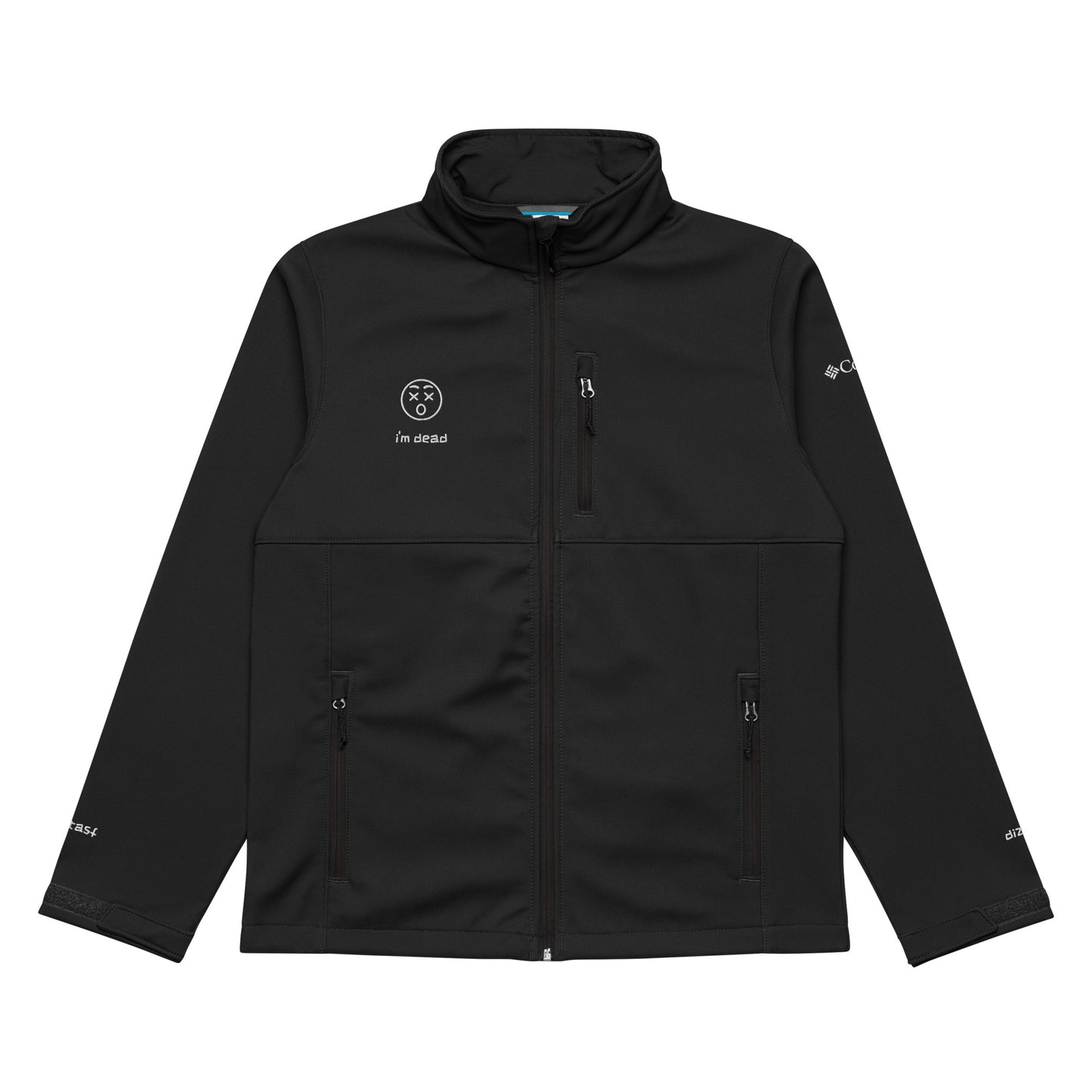 i'm dead Columbia Soft Shell Jacket