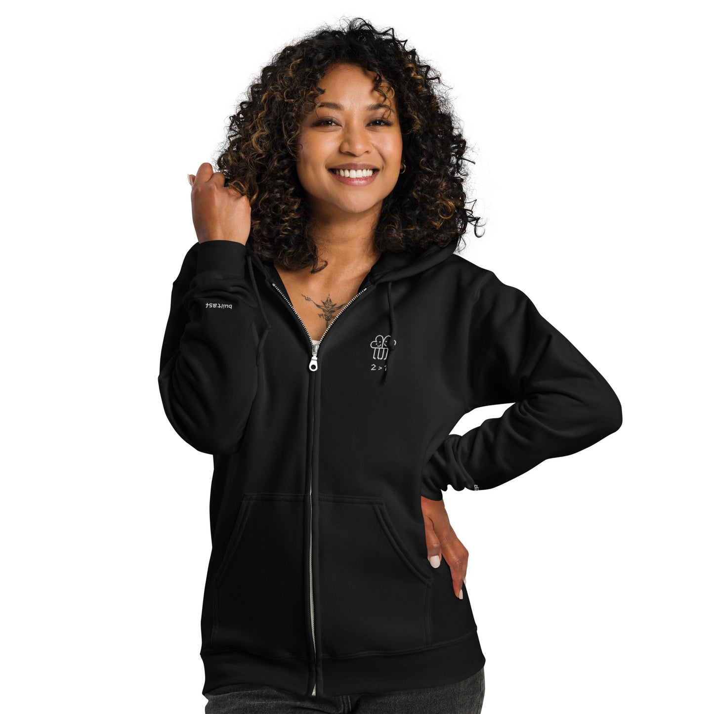 2 > 1  #2 Unisex Heavy Blend Zip Hoodie